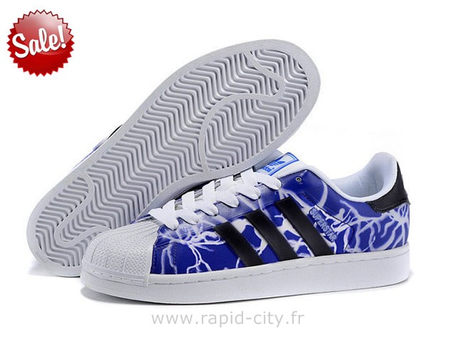 adidas superstar fleuri bleu