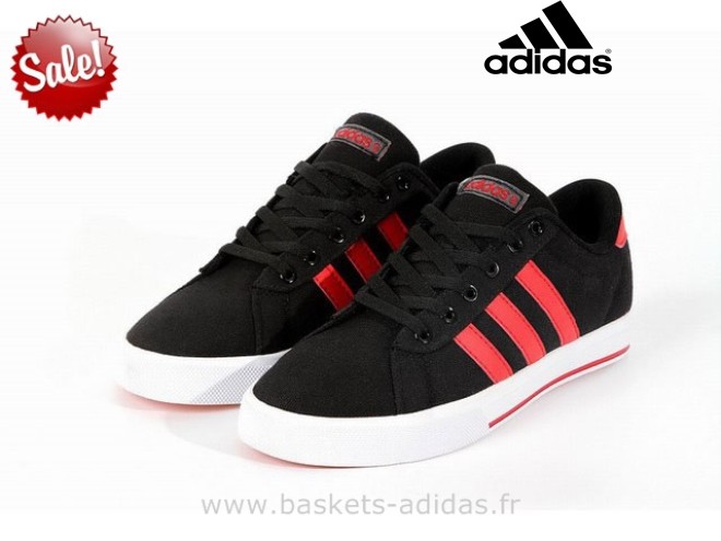 adidas cloudfoam rouge